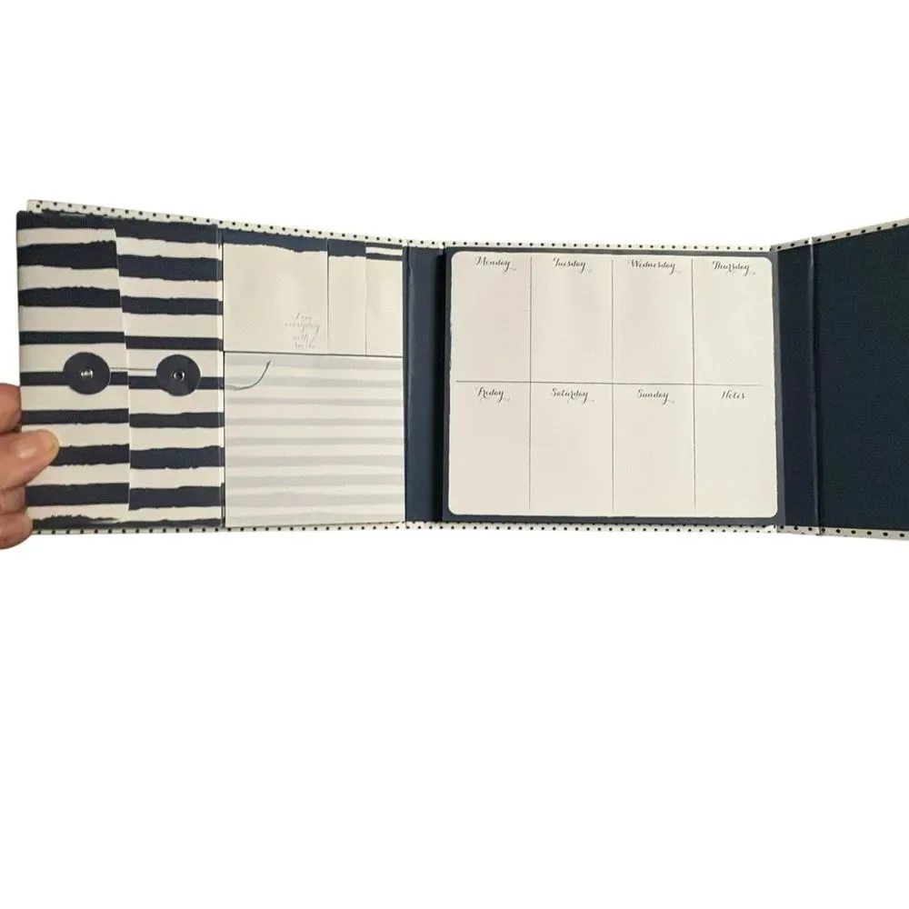Polka Dot Calendar‎ and Notebook with Gold Text
